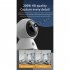 K11 Security Cameras Wireless Motion Detection Night Vision Real Time App Alarm WiFi 1080P HD Camera White