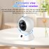 K11 Security Cameras Wireless Motion Detection Night Vision Real Time App Alarm WiFi 1080P HD Camera White