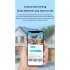 K11 Security Cameras Wireless Motion Detection Night Vision Real Time App Alarm WiFi 1080P HD Camera White