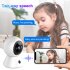 K11 Security Cameras Wireless Motion Detection Night Vision Real Time App Alarm WiFi 1080P HD Camera White