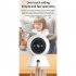 K11 Security Cameras Wireless Motion Detection Night Vision Real Time App Alarm WiFi 1080P HD Camera White