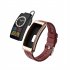 K13 Smartwatch Headset Touch Screen Bluetooth Earphone Pedometer Fitness Sports Smart Bracelet Black