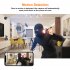 K14 Wireless Surveillance Camera Hd 1080p Wifi Security camera Smart Night Vision Remote Monitor Action Detection Ip Camcorders black