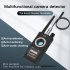 K18s Camera Detector Signal Detection Scanner Infrared Finder GPS Anti location Detector for Home Office Hotel US Plug