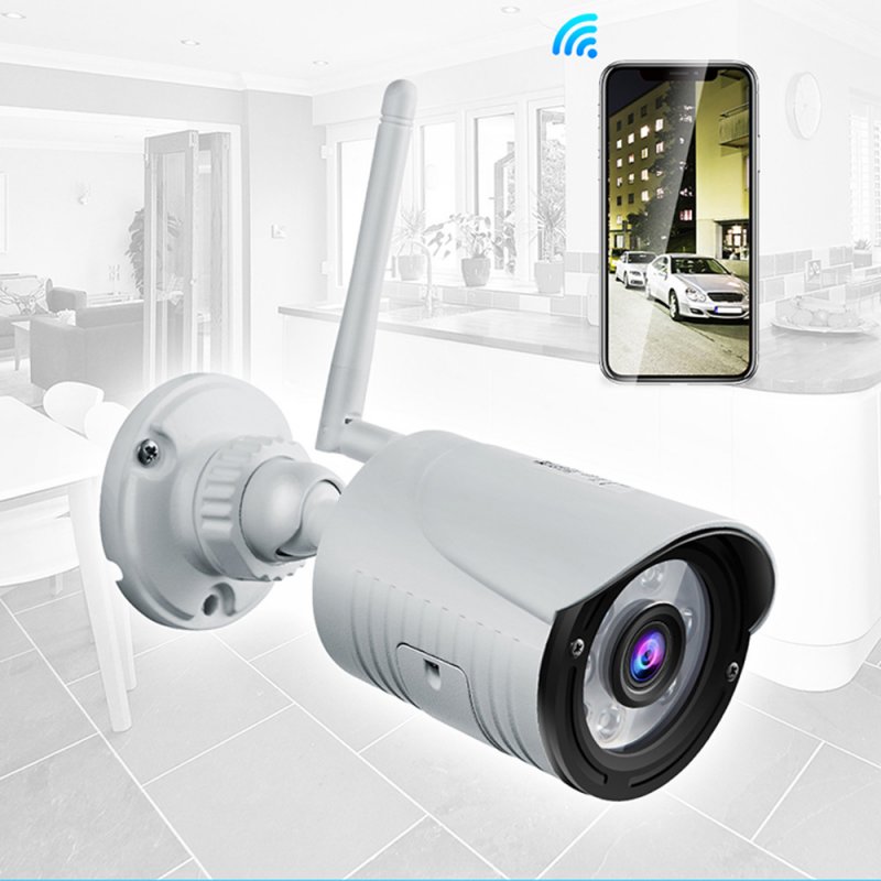 K22 Camera HD 1080P 2MP 4x Zoom Wireless Security Surveillance IP Camera Waterproof Night Vision IR-Cut H.264 Video Night Vision for Home/Office/Road US Plug