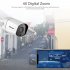 K23 Wireless Connection Camera 1080p Hd 36 Infrared Lights Night Vision 4x Zoom Outdoor Monitoring Camera U S  plug