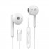 K29 Portable Wired  Headset Earbuds In ear Earphone With Microphone Universal For Android Earphone White