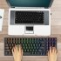 K3 Mechanical Keyboard 100 Keys Rgb Backlight Usb Type c Wired Gaming Keyboard for Desktop Pc Shimmer Version
