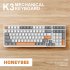 K3 Mechanical Keyboard 100 Keys Rgb Backlight Usb Type c Wired Gaming Keyboard for Desktop Pc Shimmer Version