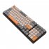 K3 Mechanical Keyboard 100 Keys Rgb Backlight Usb Type c Wired Gaming Keyboard for Desktop Pc Shimmer Version