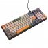 K3 Mechanical Keyboard 100 Keys Rgb Backlight Usb Type c Wired Gaming Keyboard for Desktop Pc Shimmer Version