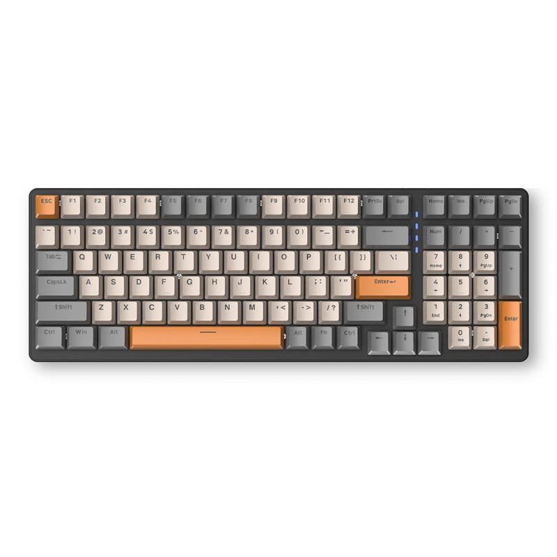 K3 Mechanical Keyboard 100 Keys Rgb Backlight Usb Type-c Wired Gaming Keyboard