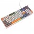 K3 Mechanical Keyboard 100 Keys Rgb Backlight Usb Type c Wired Gaming Keyboard for Desktop Pc Shimmer Version