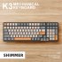 K3 Mechanical Keyboard 100 Keys Rgb Backlight Usb Type c Wired Gaming Keyboard for Desktop Pc Shimmer Version