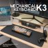 K3 Mechanical Keyboard 100 Keys Rgb Backlight Usb Type c Wired Gaming Keyboard for Desktop Pc Shimmer Version