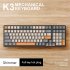 K3 Mechanical Keyboard 980 Games 100 Keys Hot plug USB Wired Computer Keyboard with Backlight Water Green Red Axis
