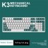 K3 Mechanical Keyboard 980 Games 100 Keys Hot plug USB Wired Computer Keyboard with Backlight Shimmer Hot Plug Red Axis