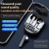 K40 Wireless Earbuds LED Digital Display In Ear Stereo Headphones Noise Canceling Earphones With Charging Case For Sports Working black