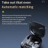 K40 Wireless Earbuds LED Digital Display In Ear Stereo Headphones Noise Canceling Earphones With Charging Case For Sports Working black