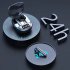 K40 Wireless Earbuds LED Digital Display In Ear Stereo Headphones Noise Canceling Earphones With Charging Case For Sports Working black