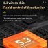 K40 Wireless Earbuds LED Digital Display In Ear Stereo Headphones Noise Canceling Earphones With Charging Case For Sports Working black