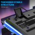 K45 Gaming Keyboard RGB LED Backlit 104 Keys Portable Wired Office Keyboard Mechanical Wired Gaming Keyboard Floating Key Cap Keyboards For Laptop PC Computer G