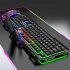 K45 Gaming Keyboard RGB LED Backlit 104 Keys Portable Wired Office Keyboard Mechanical Wired Gaming Keyboard Floating Key Cap Keyboards For Laptop PC Computer G