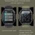K55 Men Smart Watch 1 85 Inch Screen Bluetooth Call 350mah Battery Ip68 Waterproof Khaki