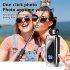 K55 Mini Wireless Headset Retractable Business Lavalier Earphone LED Digital Display For Sports Workout Driving silver