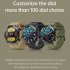 K56pro Smart Watch Bluetooth Call Music Playing Heart Rate Blood Pressure Monitoring Sports Bracelet Green