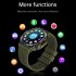 K56pro Smart Watch Bluetooth Call Music Playing Heart Rate Blood Pressure Monitoring Sports Bracelet Black