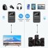 K6 Bluetooth compatible 5 0 Transmitter Receiver Aux 3 5mm Jack Wireless Adapter Fm Outputs For Computer Tv black