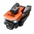 K6 Max Drone 3 Camera 4k Professional HD 4 Way Obstacle Avoidance Optical Flow Positioning Drone Orange 2 Batteries