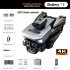 K6 Max Drone 3 Camera 4k Professional HD 4 Way Obstacle Avoidance Optical Flow Positioning Drone Gray Black 2 Batteries