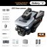 K6 Max Drone 3 Camera 4k Professional HD 4 Way Obstacle Avoidance Optical Flow Positioning Drone Gray Black 3 Batteries