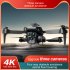 K6 Max Drone 3 Camera 4k Professional HD 4 Way Obstacle Avoidance Optical Flow Positioning Drone Gray Black 3 Batteries