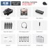 K6 Rc Mini Drone 4k Hd Camera Wifi Fpv Four Sides Infrared Obstacle Avoidance Folding Quadcopter Helicopter Boy Toy Gift Black Dual Camera 1 Battery