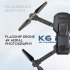 K6 Rc Mini Drone 4k Hd Camera Wifi Fpv Four Sides Infrared Obstacle Avoidance Folding Quadcopter Helicopter Boy Toy Gift Black Dual Camera 1 Battery