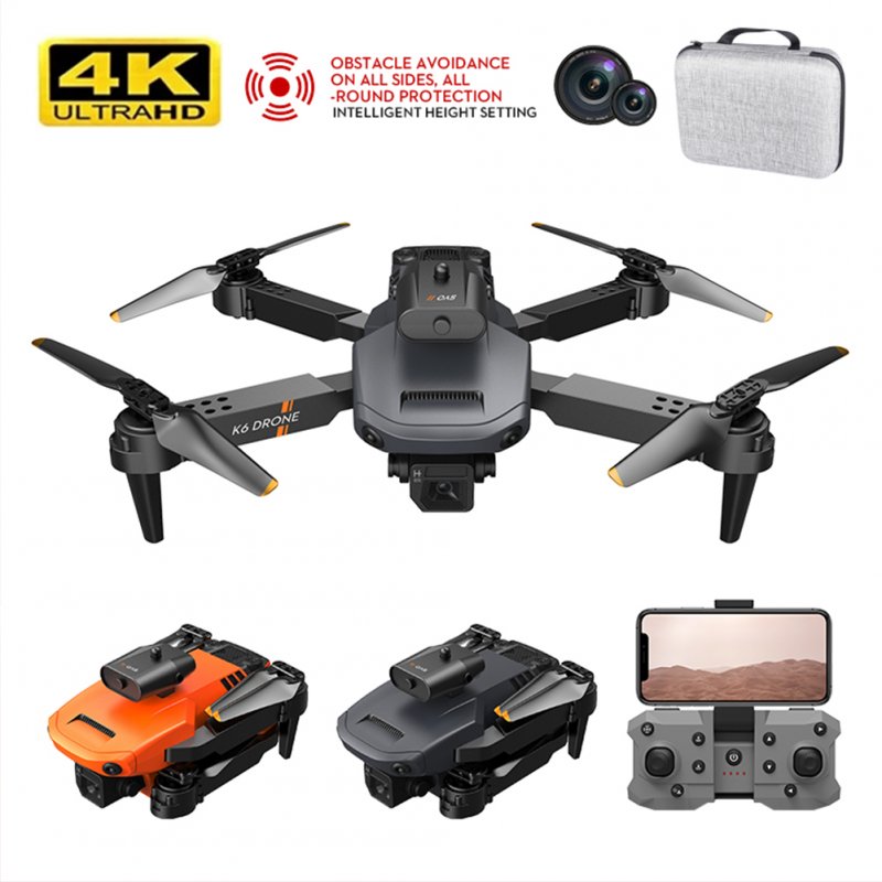 K6 RC Mini Drone 4k HD Camera WifiFolding Quadcopter