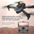 K6 Rc Mini Drone 4k Hd Camera Wifi Fpv Four Sides Infrared Obstacle Avoidance Folding Quadcopter Helicopter Boy Toy Gift Black Dual Camera 3 Batteries