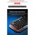 K670 Wireless Keyboard Mouse Combo Color Backlit Rechargeable Keyboard Mouse with Sleep Mode Black