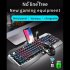 K670 Wireless Keyboard Mouse Combo Color Backlit Rechargeable Keyboard Mouse with Sleep Mode Black