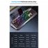 K670 Wireless Keyboard Mouse Combo Color Backlit Rechargeable Keyboard Mouse with Sleep Mode Black