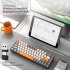 K68 Gaming Keyboard Dual Mode 2 4g Bluetooth 5 0 Wireless Mechanical Keyboard for Computer Phones Business Gray