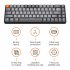 K68 Gaming Keyboard Dual Mode 2 4g Bluetooth 5 0 Wireless Mechanical Keyboard for Computer Phones Business Gray