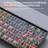 K68 Gaming Keyboard Dual Mode 2 4g Bluetooth 5 0 Wireless Mechanical Keyboard for Computer Phones Business Gray