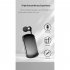 K68 Wireless Headset Lavalier Retractable Single Sport Earphone Multifunctional Clip Headset Tf Card MP3 Player Black