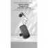 K68 Wireless Headset Lavalier Retractable Single Sport Earphone Multifunctional Clip Headset Tf Card MP3 Player Black