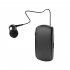 K68 Wireless Headset Lavalier Retractable Single Sport Earphone Multifunctional Clip Headset Tf Card MP3 Player White