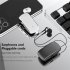 K68 Wireless Headset Lavalier Retractable Single Sport Earphone Multifunctional Clip Headset Tf Card MP3 Player White